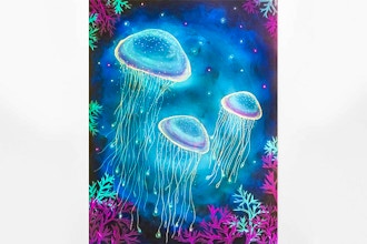 Paint Nite: Jellyfish Galaxy